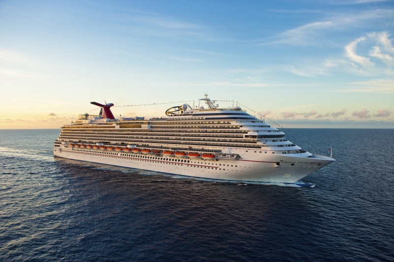 Travel X A large white cruise ship with multiple decks sails on the open sea at sunset, with a partly cloudy sky in the background. Book your trip with Travel X for an unforgettable voyage! Book Your Trip With Travel X